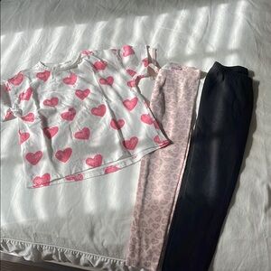 Heart Print Kids Set